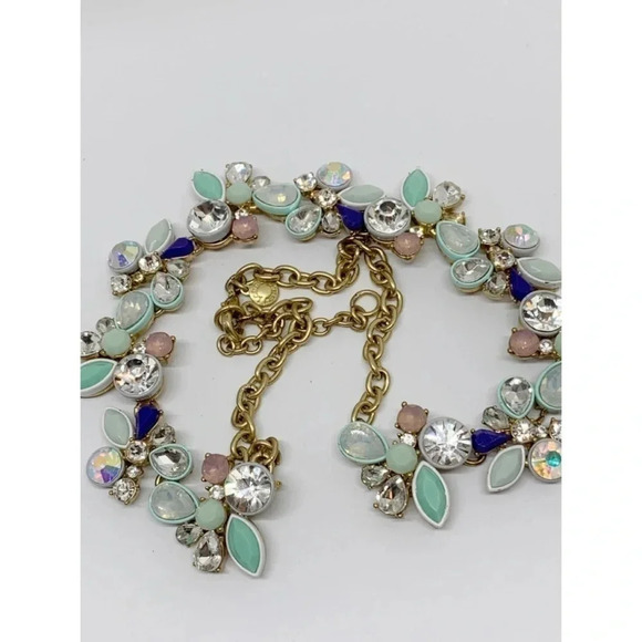 J. Crew Brulee Pastel Crystal Necklace - Picture 2 of 7